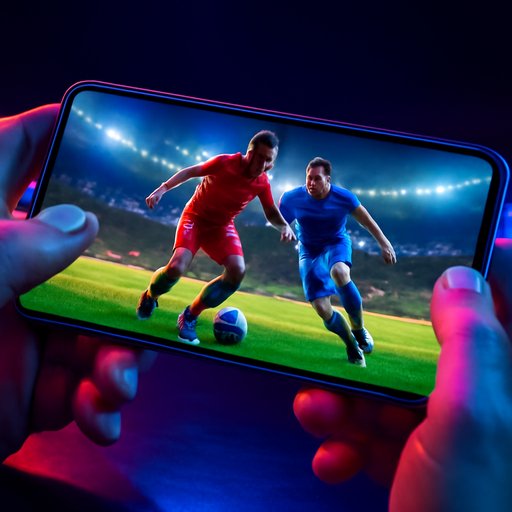 cv666 football match screen on phone